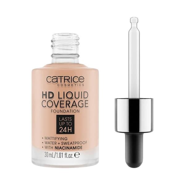 Catrice Visage HD Liquid Coverage Foundation N°020 Rose Beige 30ml Rosa beige