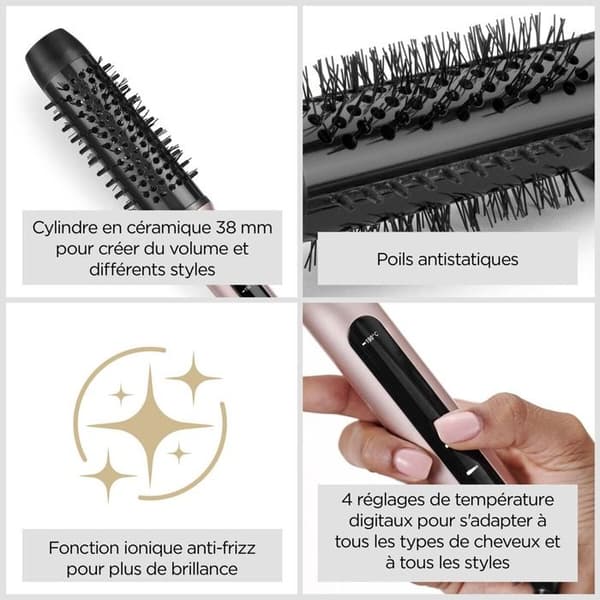 Brosse coiffante Babyliss Volume Boost HSB200E Ros