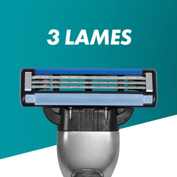 Gillette Mach3 barbermaskine - 1 håndtag, 3 blade Refills N/A