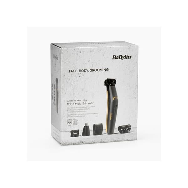 Tondeuse mans Babyliss MT987E Tondeuse multi användningar Graphite Precision 12 i 1