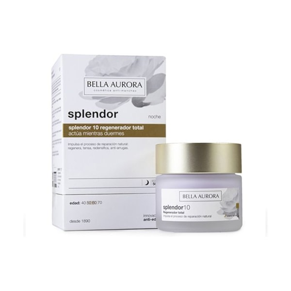 Nattkräm - BELLA AURORA - SPLENDOR 10 - Regenererande - 50ml - Alla hudtyper