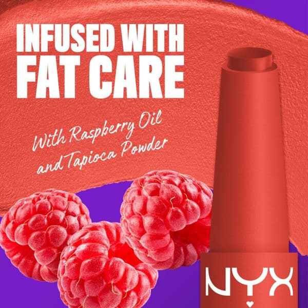 NYX Professional Makeup Fat Matte Læbestift Mat Cremet Coral Cuddlin' KORALLKRAM