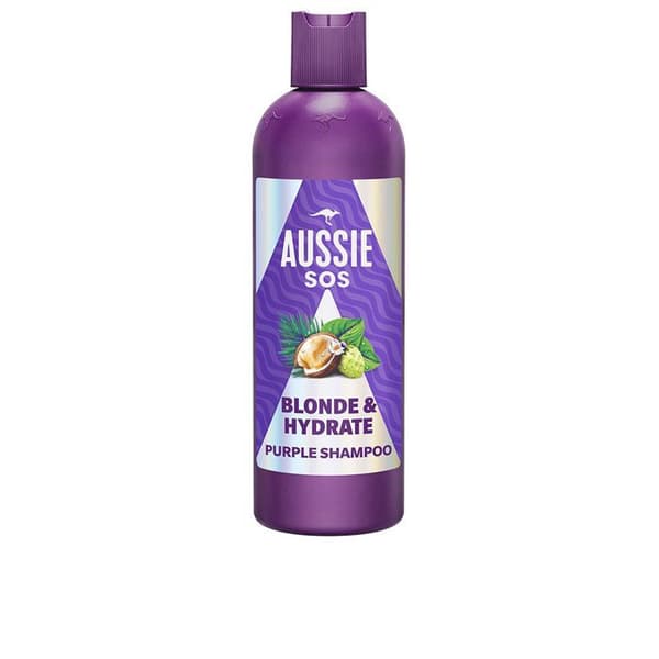 Lila schampo AUSSIE SOS BLONDE & HYDRATE 300 ml