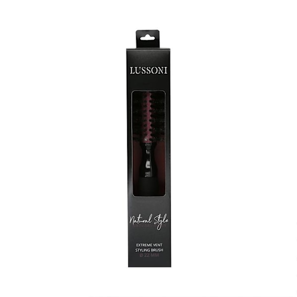 Lussoni Haircare Brush Natural Style 22mm - naturlig borste