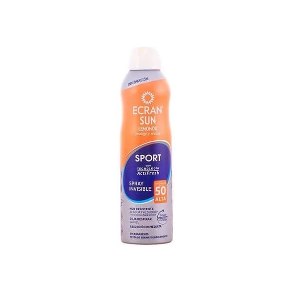 Ecran - ECRAN SUN LEMONOIL SPORT usynlig spray SPF50 250 ml - -