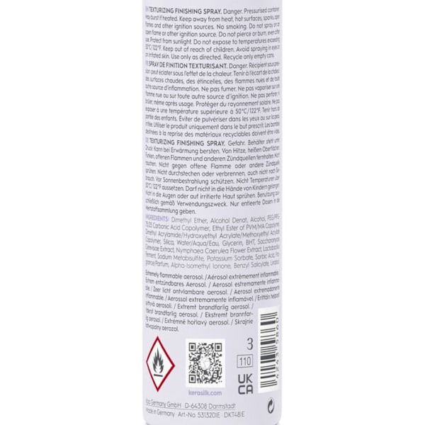 Kerasilk Styling Texturizing Finishing Spray 75ml