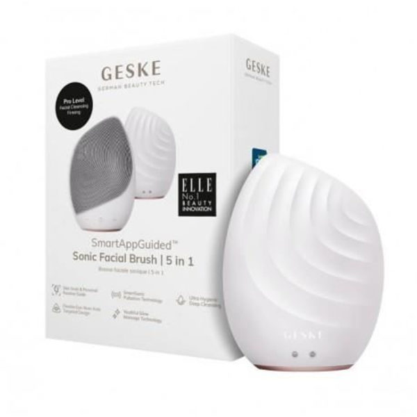 GESKE SONIC THERMO 5 I 1 CEPILLO LIMPIADOR Y MASAJEADOR ANSIKTSBEHANDLING ROSE GULD