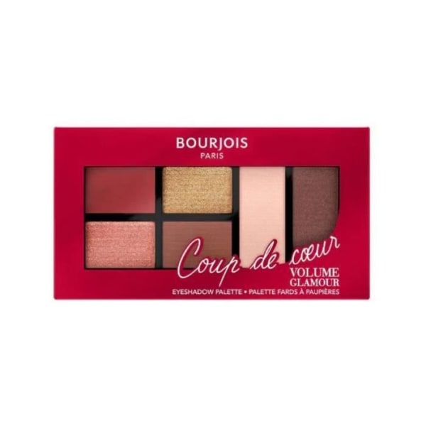 Bourjois Paris Coup De Coeur Volume Glamour Eyeshadow Palette - 01 Intensiv Look
