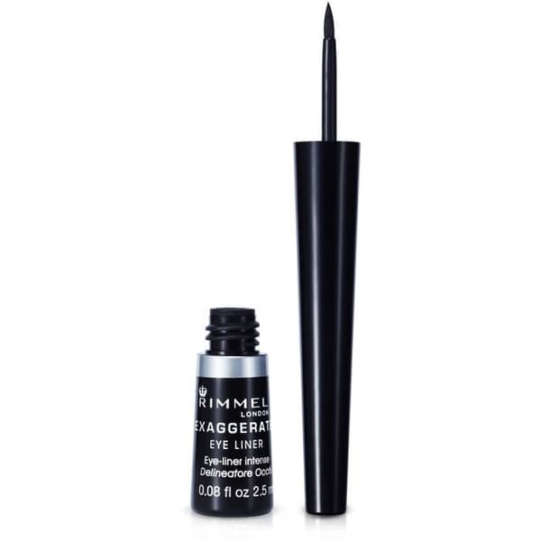 RIMMEL Eyeliner Exaggerate - 001 musta Sort