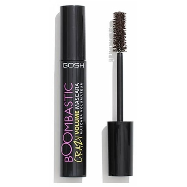 Mascara - Gosh - Bombastic Crazy 005 C - Chokladbrun - Spektakulär effekt - Långvarig chokladbrun
