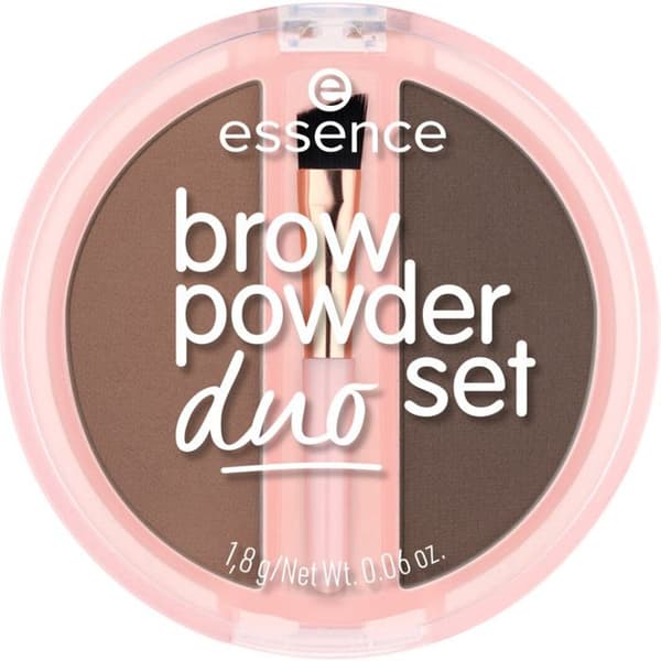 Essence - Poudre Sourcils Brow Powder Duo Sæt - 02 Medium 02 Medium