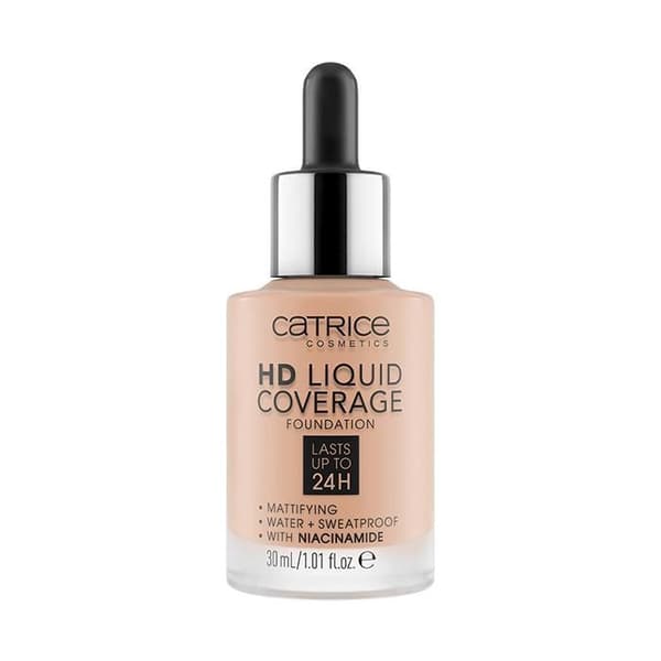 Catrice Visage HD Liquid Coverage Foundation N°020 Rose Beige 30ml Rosa beige