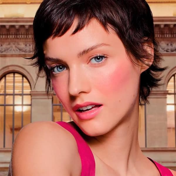 Blush - LILLE RUNDE - 054 rose frisson - Pudder - Farve rosa - Kompakt 054 rose frisson