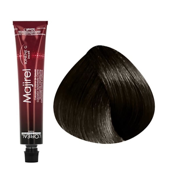Permanent färg - L'Oréal Professionnel - Majirel nr 4 - Brun - 50ml - Krämig konsistens Mörkblond