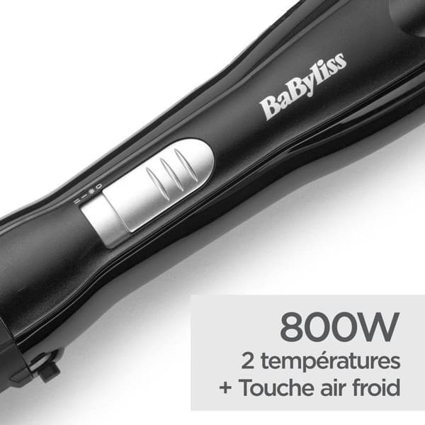 Blåsborste - BaByliss - AS82E Shape & Smooth - För formning och volym Svart