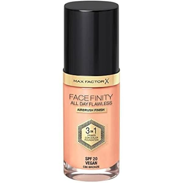 Foundation - MAX FACTOR - Face Finity All Day Flawless - 30 ml - Shade 80 Bronze - SPF 20 C80 brons