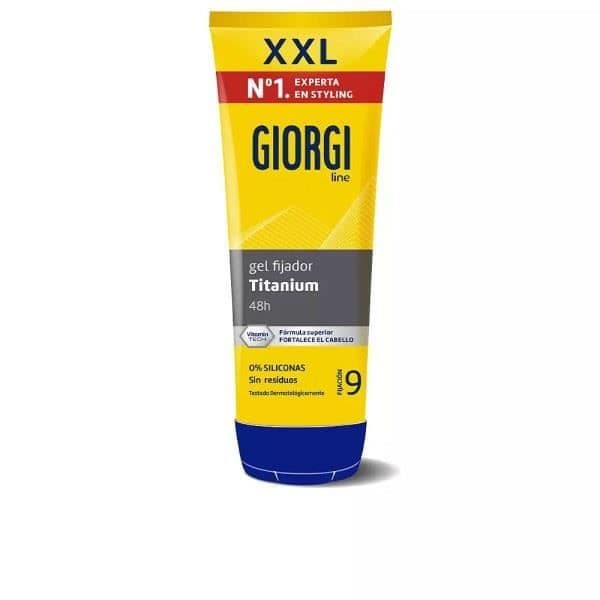Gel för styling - Giorgi - Absolute Titanium - Gul - Indestructible - 240 ml Gul