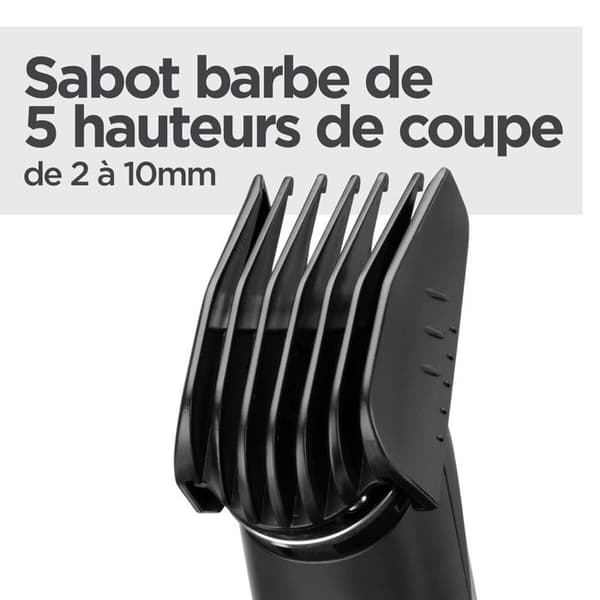 Tondeuse mand Babyliss T812E Lithium Power SORT SøLV