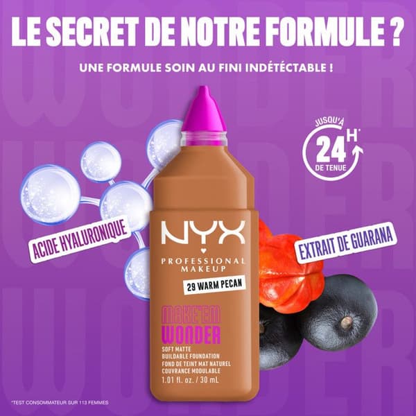 NYX Professionel Makeup Make 'Em Wonder VARM PECAN Varm Pekannöt