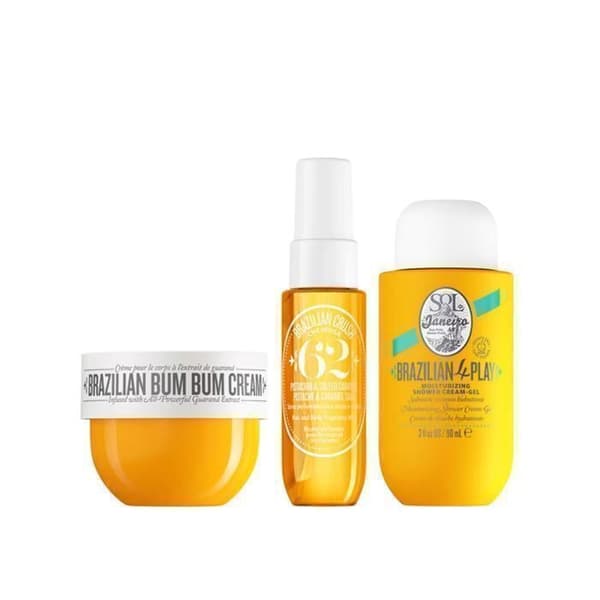 Jet Bum Bum Set - Sol de Janeiro - Kräm 50mL - 4PLAY 90mL - Cheirosa ’62 Parfym 30mL Gul