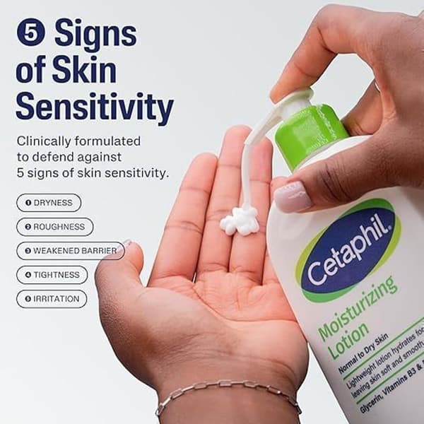 Fuktighetskräm - CETAPHIL - 500 ml - Utan alkohol - Alla hudtyper - Lätt konsistens