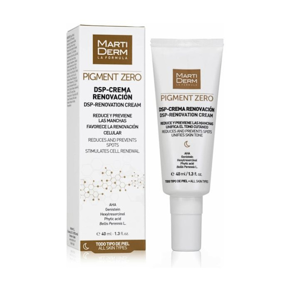 Crème Regenererande - MartiDerm - Pigment Noll - 40ml - Ljusnande - AHA Naturala