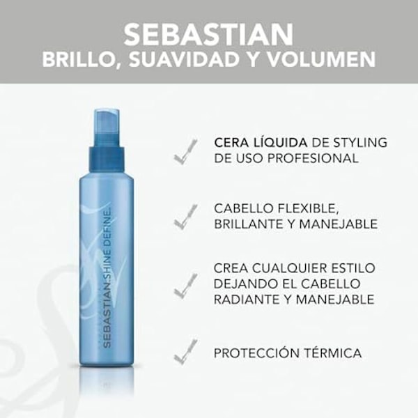 Hårvård - SEBASTIAN - Shine Define - Brilliance - 200 ml - Alla hårtyper