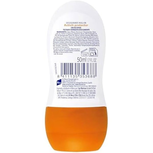 Deodorant - LACTOVIT - Activit Protector - Roll-On 50 ml - Blandat - Vuxen