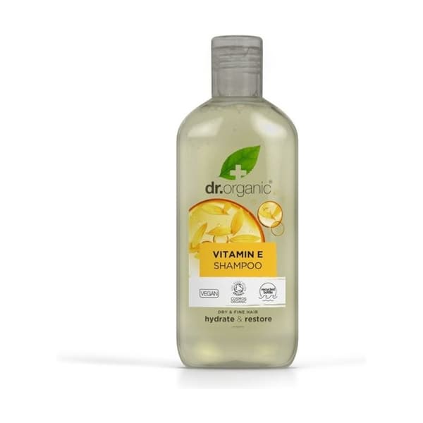 DR. ORGANIC - Vitamin E Shampoo - fint hår 265 ml