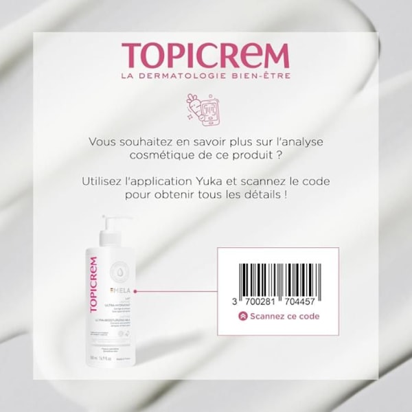 Topicrem Mela Lait Unifiant SPF15 Ultra Hydratant 500Ml