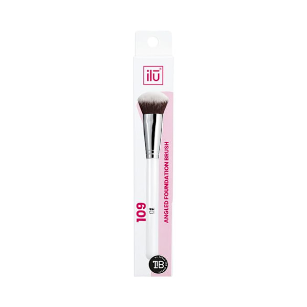 Ilū Make Up Angled Foundation Brush 109 - sned pincel för foundation
