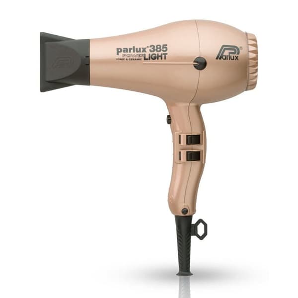 PARLUX hårtørrer - 385 Power Light ionisk og keramisk - Luftstrøm 79 m/t - 2150 W - Sort Sort