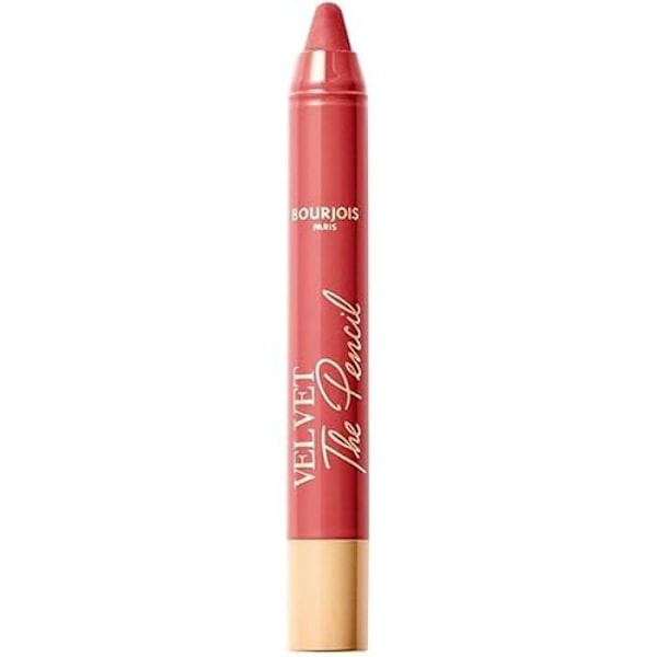 Vattentät matt läpppenna utan överföring - BOURJOIS - Velvet The Pencil - Röd - 04 Less Is Röd