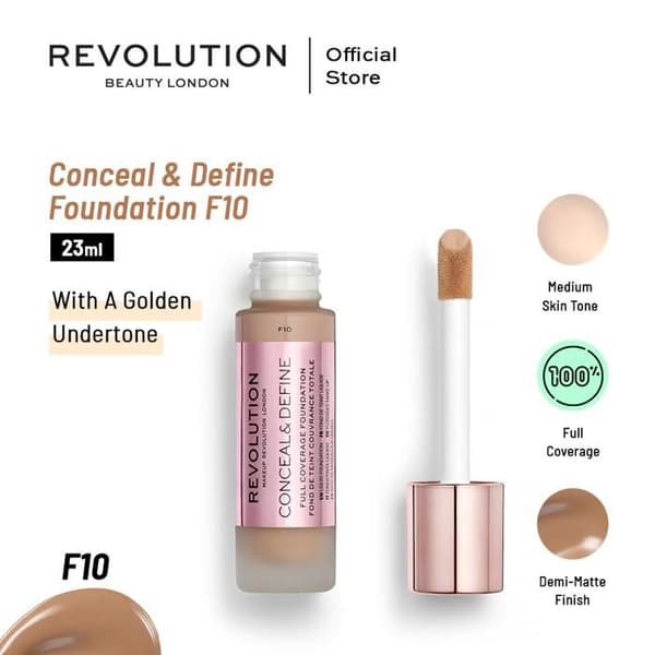 Conceal & Define Foundation F10 23ml beige