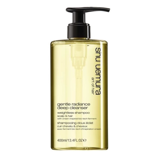 SHU UEMURA Deep Cleanser Gentle Radiance Shampoo 400ml glans och lätthet i håret.