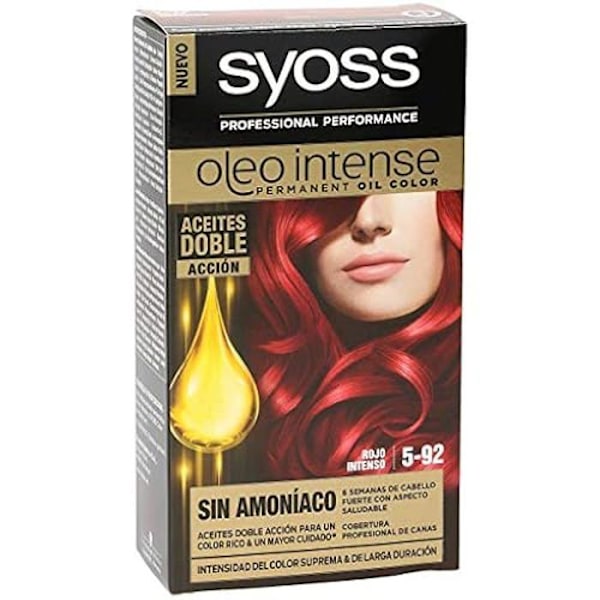 Permanent hårfärg - SYOSS - 5-92 - Brun - Ammoniakfri - Kräm 5-92