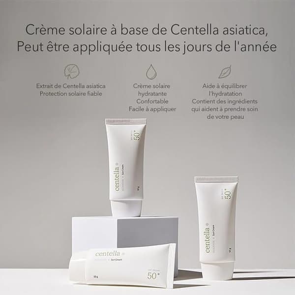 Solcreme - MIXSOON - Centella Solcreme - SPF 50+ PA++++ - 50g - UV-beskyttelse