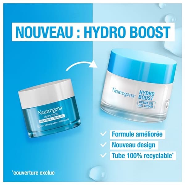 Neutrogena Hydro Boost Moisturizing Gel-Cream Dry Skin 50ml N/A