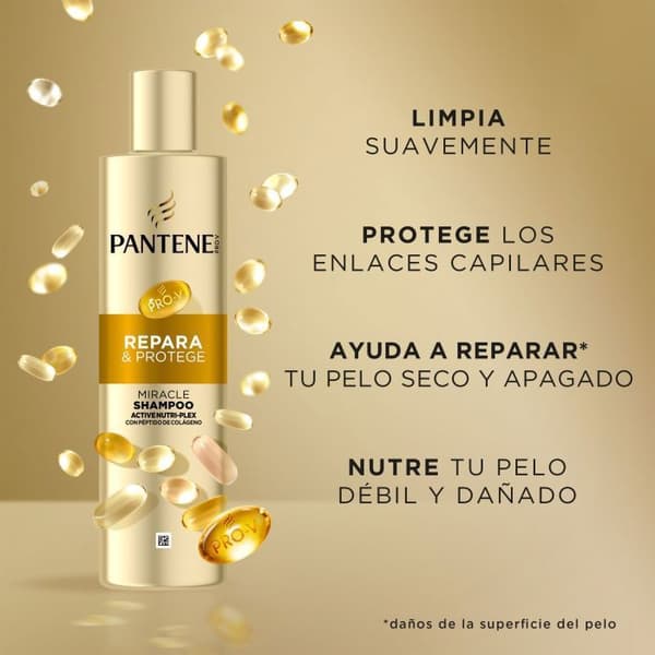MIRAKEL REPARA & SKYDD champú 250 ml