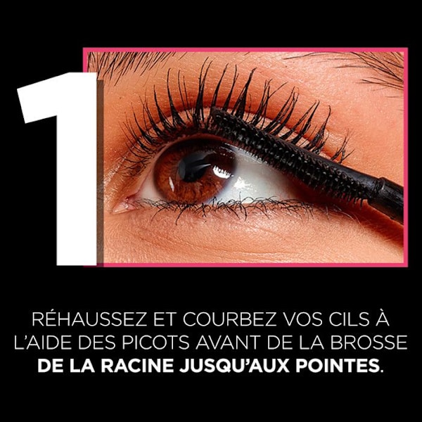 Mascara - L'Oréal Paris - Telescopic Lift - Extra Black - 9,9ml - Icke vattentålig extra svart