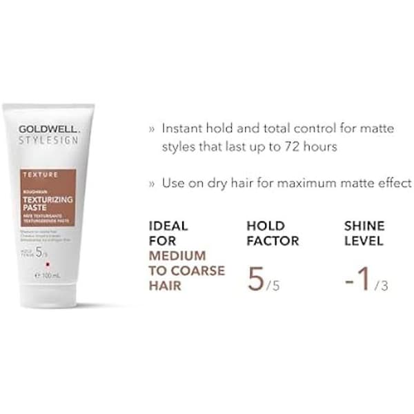 Teksturerende pasta - GOLDWELL - StyleSign Roughman - 100ml - Ultra stærk hold - Mat effekt