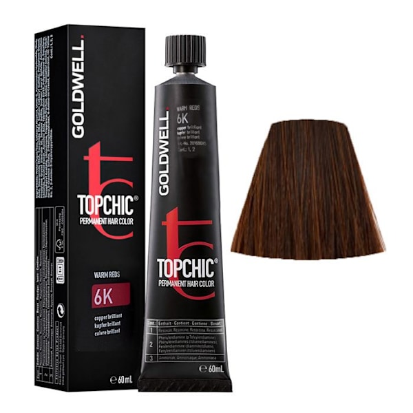 Hårfärg - Goldwell - Topchic - Tube 60ml - 6K - Kastanj - Kräm 6K