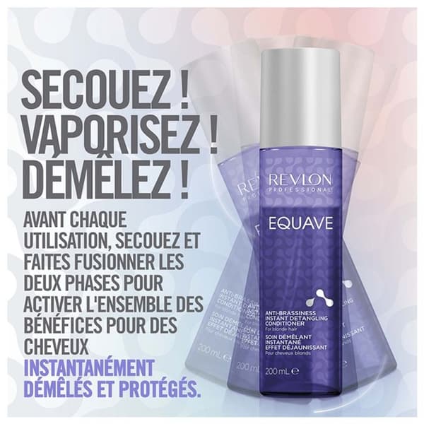 Balsam - Revlon - Equave - 200ml - Antiguldfärger - Blont, grått hår