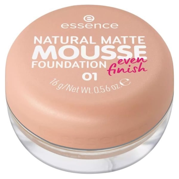 Essence - Natural Matte Mousse Foundation - 01