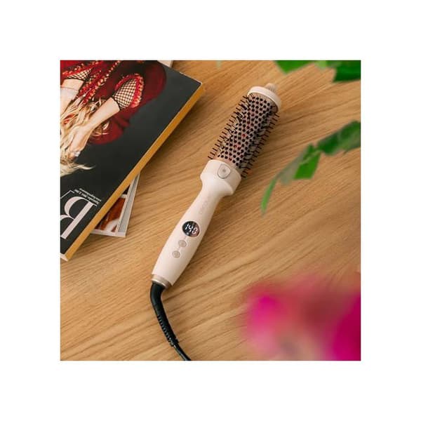 Smoothing brush - CECOTEC - Instant Care Thermo Glow - Infraröd & jonisk - 5 temperaturer 140–210°C - Cylinder 38 mm