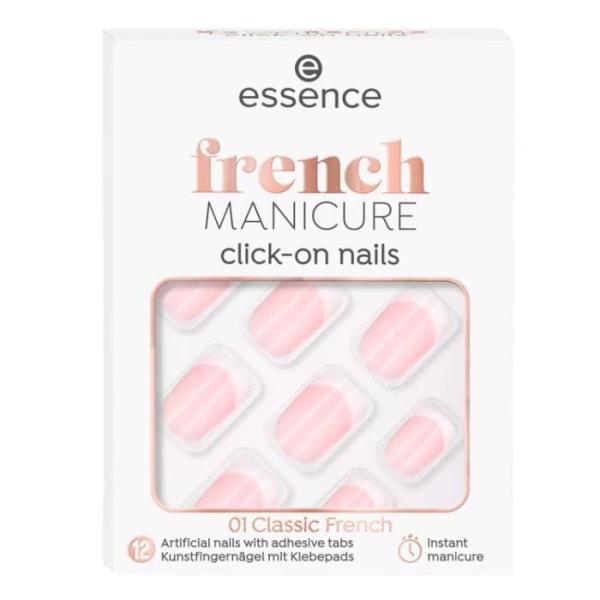 ESSENCE CLICK-ON FRANSK MANIKYR UÑAS POSTIZAS 01