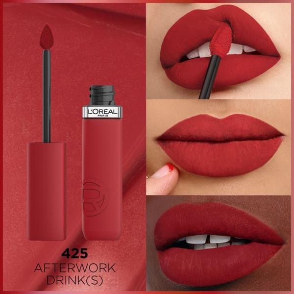 Læbestift - L'Oréal Paris - Infaillible Matte Resistance - Mat N°425 - Mat finish - 16 timers holdbarhed EFTER ARBEJDSDROG