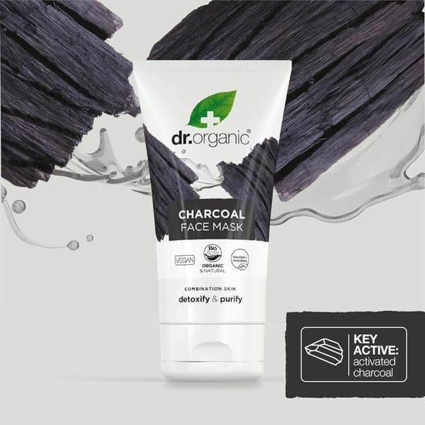 DR. ORGANIC - Ansiktsmask med kol - fet hud 125 ml