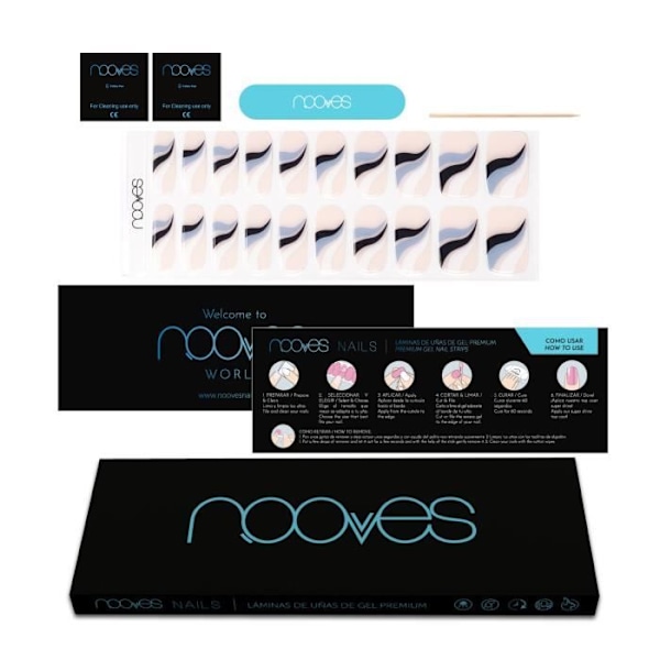 Gel Nästicker - NOOVES - Flödande Bäck - Enkel applicering - Hållbar finish - Naturlig look