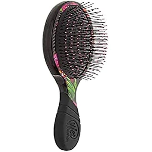 Detangling Brush - WET BRUSH - Neon Night Tropics - Svart - Hållbar - 0,1 kg Svart